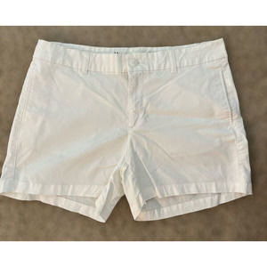 Gap Khakis by Gap City 3 Inch Shorts White Chino Low Rise Twill Womens Size 10